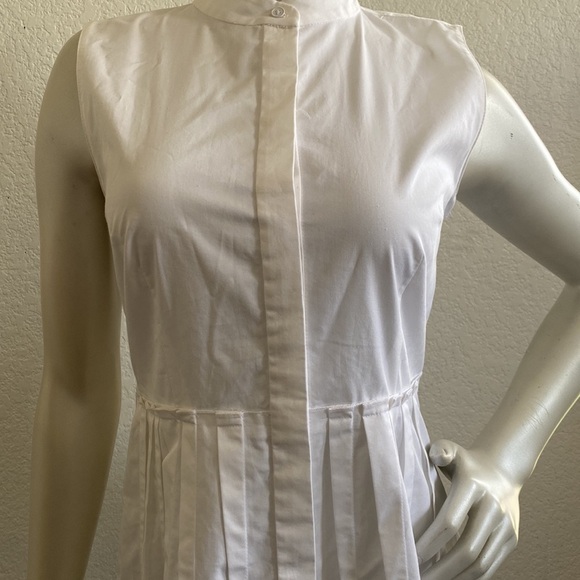 ELIE TAHARI White "Samiyah" Dress Lace Hem Size 2 - Picture 4 of 11